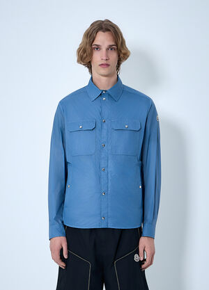 Moncler Technical Ripstop Overshirt Blue mon0164018