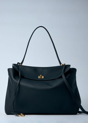 LN-CC® - Balenciaga: Large Rodeo Handbag - Black Balenciaga Large Rodeo Handbag Black bal0260007