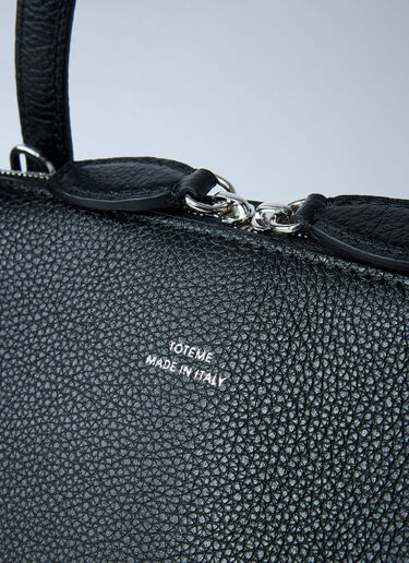 TOTEME Medium Leather Day Handbag Black tot0262013