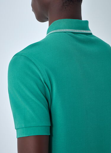 LN-CC® - Fred Perry x Craig Green: Polo Shirt with Embroidered Detailing - Green Fred Perry x Craig Green Polo Shirt with Embroidered Detailing Green fry0164002
