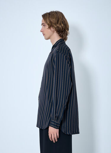 Dries Van Noten 条纹纽扣衬衫 海军蓝 dvn0163038