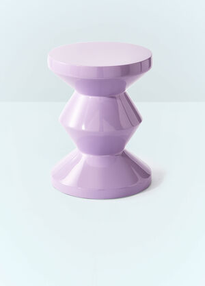 POLSPOTTEN Zig Zag Stool Purple wps0691445