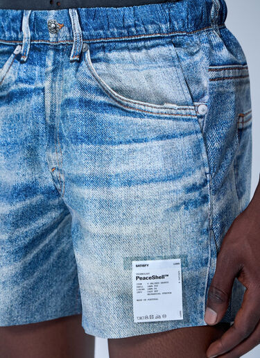 LN-CC® - Satisfy: PeaceShell 5 Unlined Shorts - Blue Satisfy PeaceShell 5 Unlined Shorts Blue sat0164013