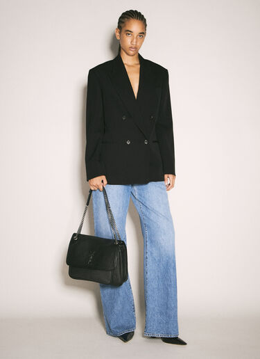 Saint Laurent 라지 니키 숄더백 블랙 sla0257080