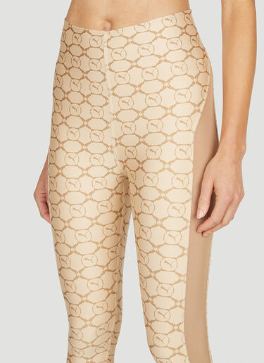 LN-CC® - Puma: Couture Sport T7 Leggings - Beige Puma Couture Sport T7 Leggings Beige pum0250004