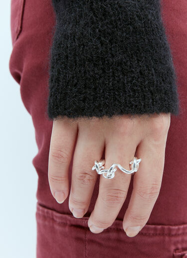 LN-CC® - Milko Boyarov: Worm Chain Ring - Silver Milko Boyarov Worm Chain Ring Silver mkb0354005