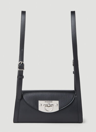 LN-CC® - Durazzi Milano: Roll Shoulder Bag - Black Durazzi Milano Roll Shoulder Bag Black drz0252021