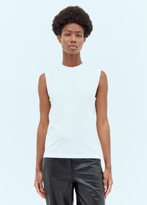 LN-CC® - TOTEME: Relaxed Tank Top - White TOTEME Relaxed Tank Top White tot0257028