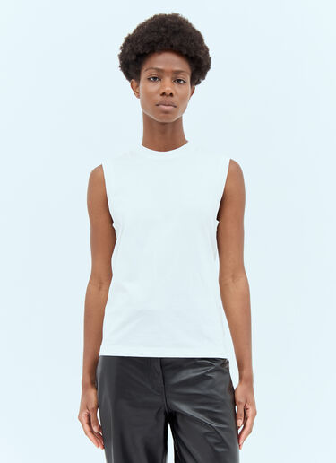 LN-CC® - TOTEME: Relaxed Tank Top - White TOTEME Relaxed Tank Top White tot0257028