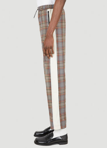 LN-CC® - Ahluwalia: Akin Check Pants - Brown Ahluwalia Akin Check Pants Brown ahl0148002