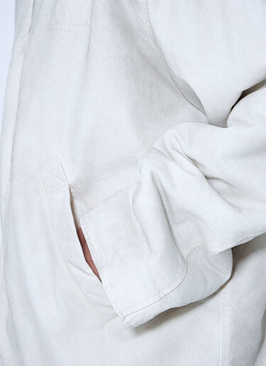 LN-CC® - Balenciaga: Zip-Up Jacket - White Balenciaga Zip-Up Jacket White bal0159008