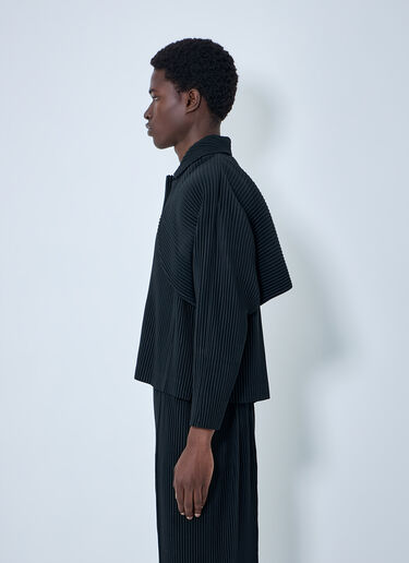 Homme Plissé Issey Miyake 百褶钮扣夹克 黑色 hmp0164005
