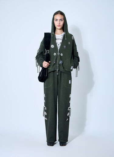 Chopova Lowena Dallas Hooded Sweatshirt Grey cho0360010