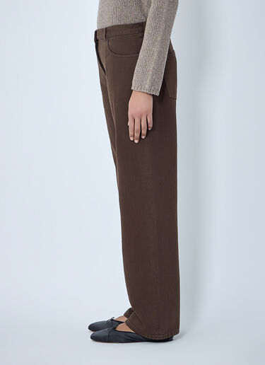 The Row Finbar Jeans Brown row0264058