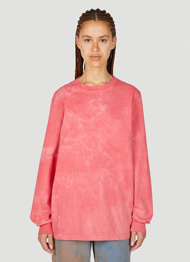 LN-CC® - NOTSONORMAL: Splashed Long Sleeve T-Shirt - Red NOTSONORMAL Splashed Long Sleeve T-Shirt Red nsm0351022