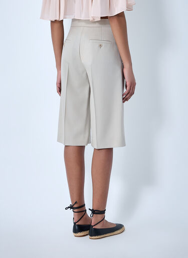 LN-CC® - Max Mara: Tailored Bermuda Shorts - Beige Max Mara Tailored Bermuda Shorts Beige max0264308