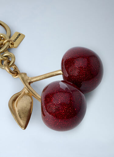LN-CC® - Coach: Cherry Charm Keyring - Gold Coach Cherry Charm Keyring Gold coa0263029