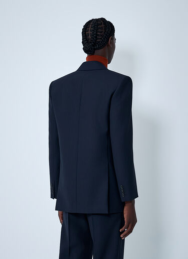LN-CC® - Saint Laurent: Wool Double-Breasted Blazer - Navy Saint Laurent Wool Double-Breasted Blazer Navy sla0162010
