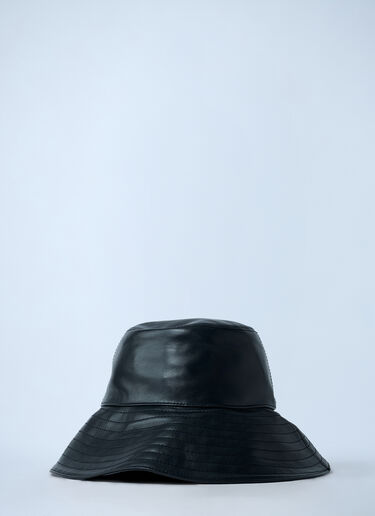 LN-CC® - Moncler x EE72 by Edward Enninful: 徽标图案渔夫帽 - 黑色 Moncler x EE72 by Edward Enninful 徽标图案渔夫帽 黑色 mee0262006