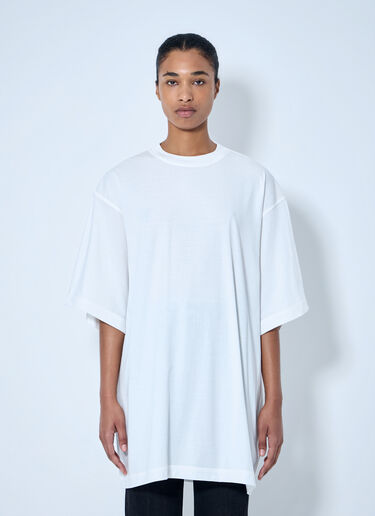 LN-CC® - Bottega Veneta: Oversized Cotton T-Shirt - White Bottega Veneta Oversized Cotton T-Shirt White bov0264052