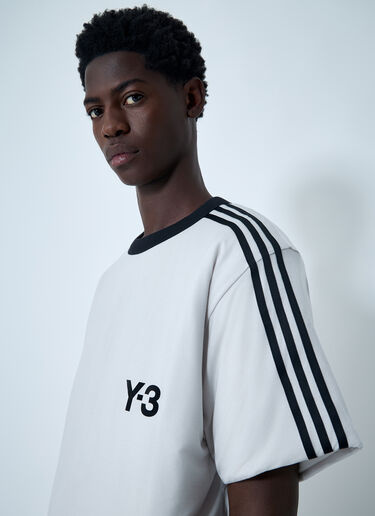 Y-3 Padded Logo Motif T-Shirt White yyy0162008