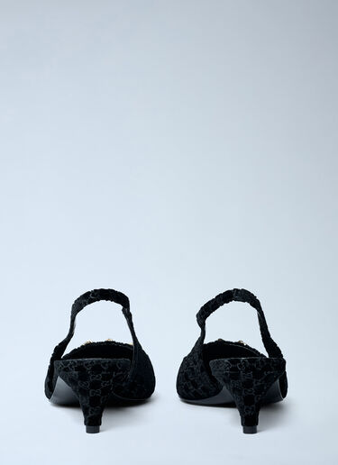 Gucci GG 露跟浅口鞋 黑色 guc0261064