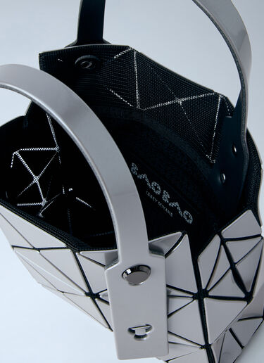 LN-CC® - Bao Bao Issey Miyake: Mini Carat Handbag - Grey Bao Bao Issey Miyake Mini Carat Handbag Grey bao0364012