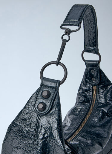 LN-CC® - Balenciaga: Le City Hobo Small Shoulder Bag - Black Balenciaga Le City Hobo Small Shoulder Bag Black bal0263032