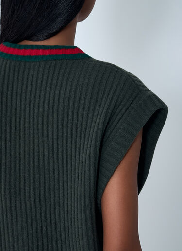 Gucci Wool Vest Green guc0261097