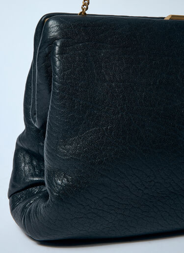 LN-CC® - Saint Laurent: Large Leather Clutch - Black Saint Laurent Large Leather Clutch Black sla0258049