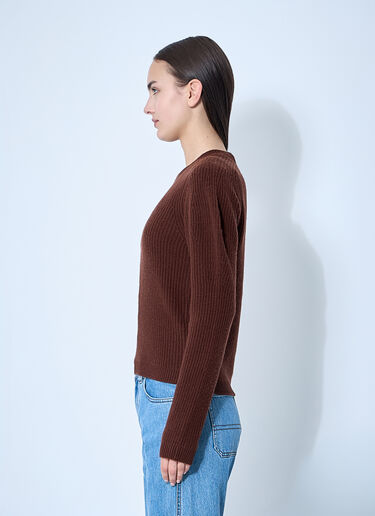 JW Anderson 泡泡袖毛衣  棕色 jwa0260008
