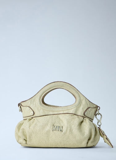 LN-CC® - Miss Sixty x KNWLS: Distressed Handbag - White Miss Sixty x KNWLS Distressed Handbag White msk0263004