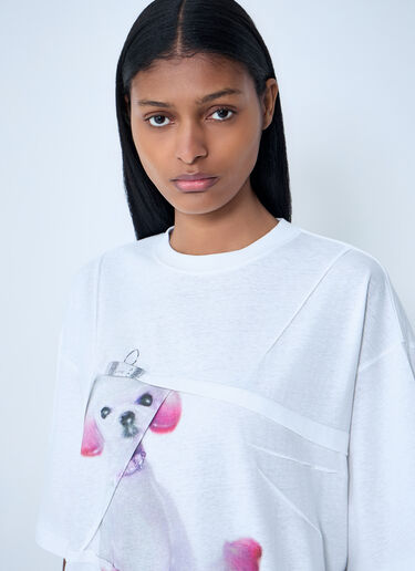 Acne Studios Logo Motif T-Shirt White acn0263003