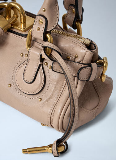 Chloé Small Paddington Chain Shoulder Bag Pink chl0263080