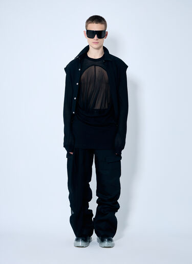 Rick Owens Jumbo Outershirt Black ric0159028