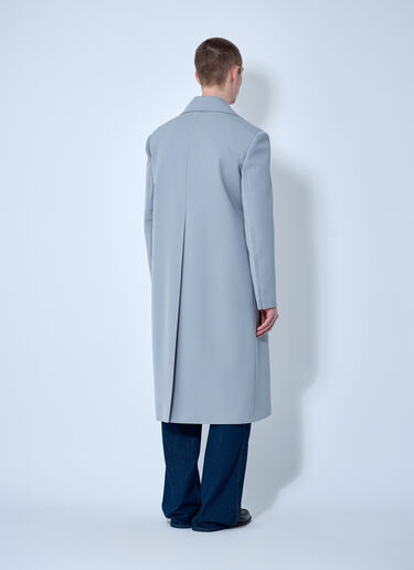 LN-CC® - Gucci: Single-Breasted Wool Coat - Grey Gucci Single-Breasted Wool Coat Grey guc0160001