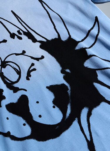 LN-CC® - CHITO: Logo Motif T-Shirt - Blue CHITO Logo Motif T-Shirt Blue chi0160003