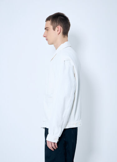 LN-CC® - Dries Van Noten: Veper Jacket - White Dries Van Noten Veper Jacket White dvn0160005
