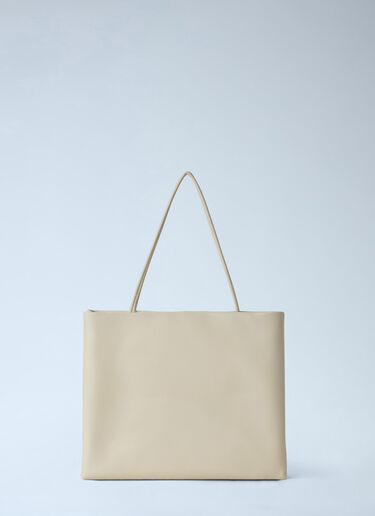 LN-CC® - The Row: Cecily Top Handle Tote Bag - Beige The Row Cecily Top Handle Tote Bag Beige row0265027