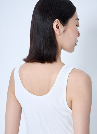 LN-CC® - Chloé: Logo Motif Tank Top - White Chloé Logo Motif Tank Top White chl0260007