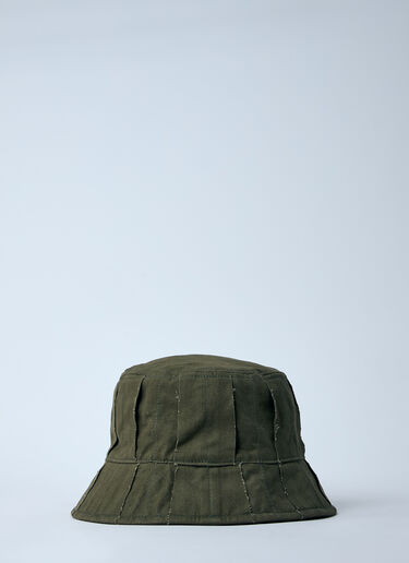 LN-CC® - Vans: Reversible Logo Motif Bucket Hat - Green Vans Reversible Logo Motif Bucket Hat Green van0160013