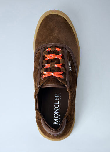 LN-CC® - Moncler: Vera Leisure Sneakers - Brown Moncler Vera Leisure Sneakers Brown mon0164041