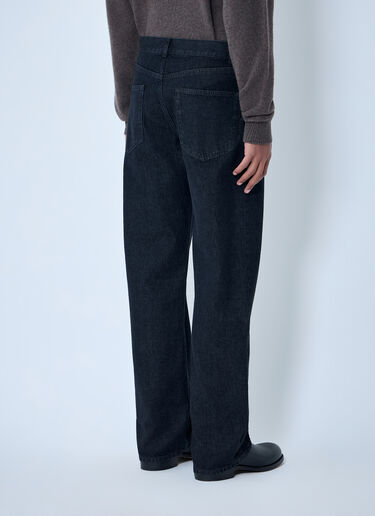 LN-CC® - The Row: Straight-Leg Denim Jeans - Black The Row Straight-Leg Denim Jeans Black row0163004