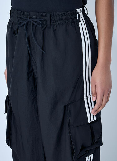 LN-CC® - Y-3: Nylon Wired Cargo Pants - Black Y-3 Nylon Wired Cargo Pants Black yyy0364015