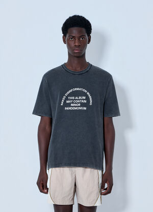 ACMH Graphic Print Cotton T-Shirt Grey acm0164008