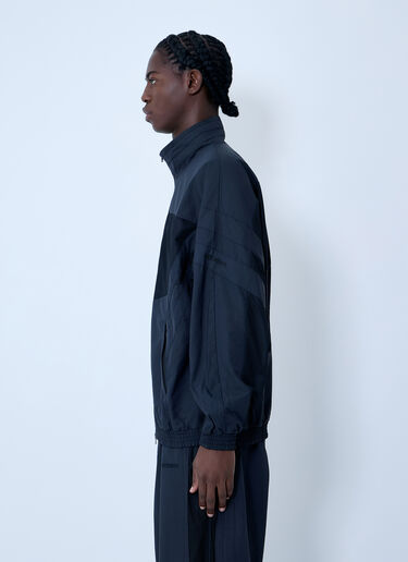 LN-CC® - Vetements: Mesh Panel Track Jacket - Black Vetements Mesh Panel Track Jacket Black vet0162002