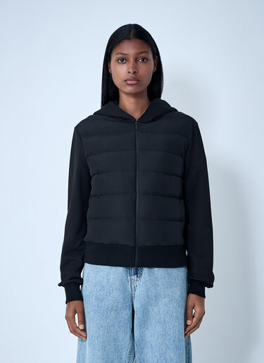 Moncler キルティングフードカーディガン  ブラック mon0261042
