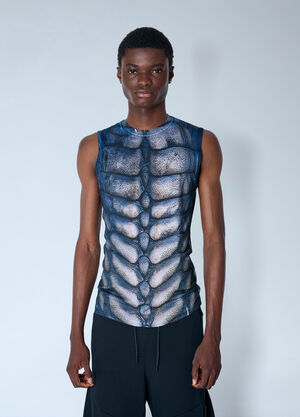 Nike by Yaku Re-Create Reptile Tank Top Blue nik0165021