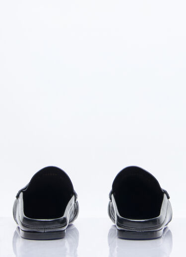 LN-CC® - Saint Laurent: Loafer Mules - Black Saint Laurent Loafer Mules Black sla0257049