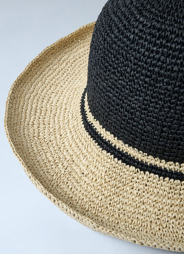 LN-CC® - TOTEME: Straw Bucket Hat - Black TOTEME Straw Bucket Hat Black tot0261073